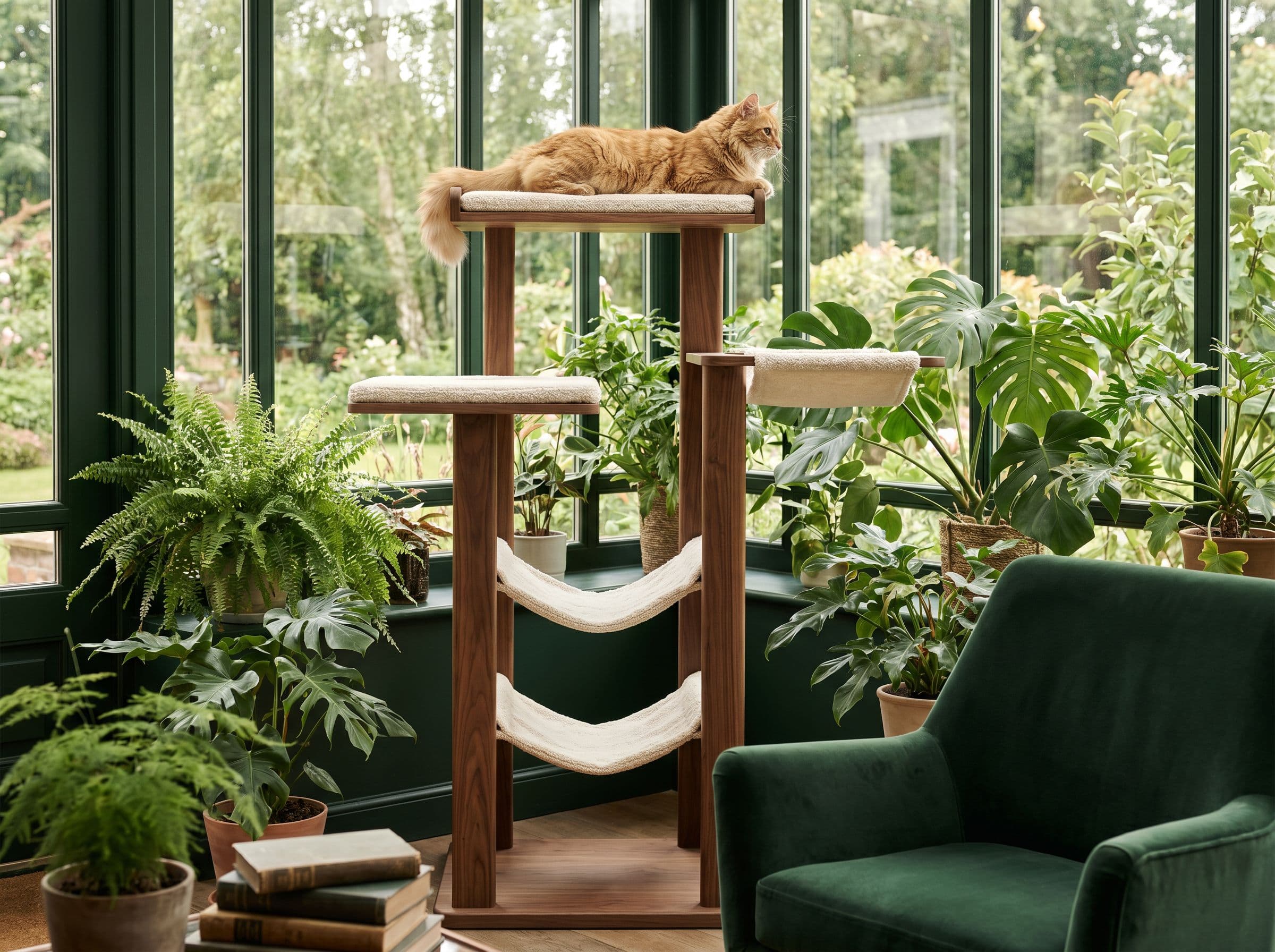 Comment ajouter des accessoires sur un arbre a chat en bois