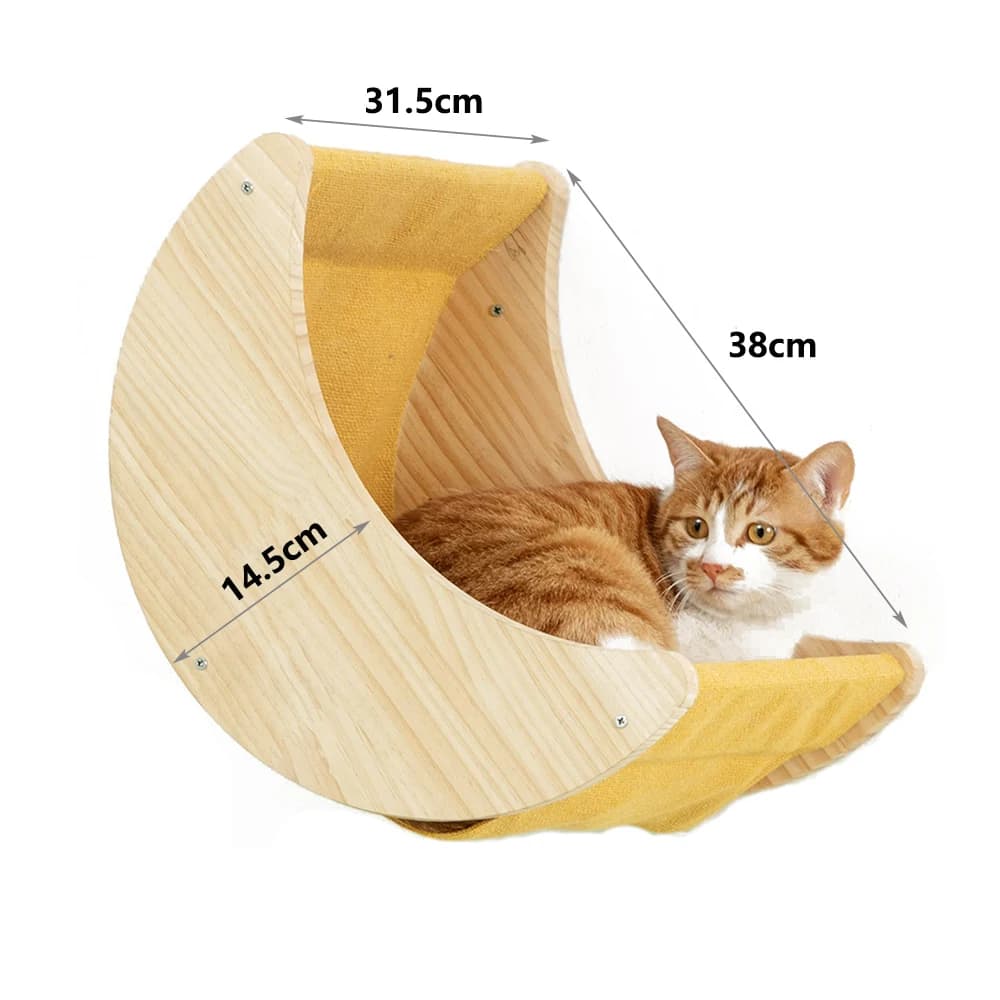 arbre à chat design en bois