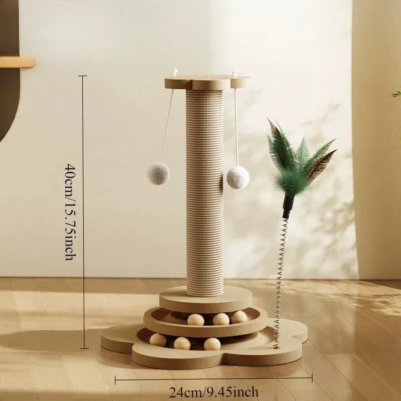 fabriquer un arbre à chat en bois